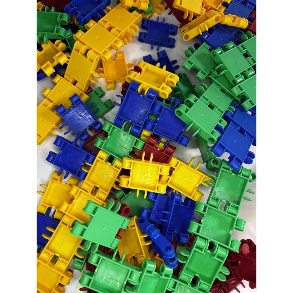 Clics Toys Clics Building Blocks‎ Bucket +300 Pieces Kids Stem Building Blocks